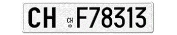 ITALY 1977-1994 LICENSE PLATE PROVINCE OF CHIETI -