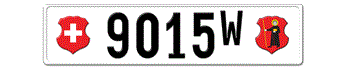 1905-1932 SWITZERLAND(GLARUS) LICENSE PLATE --