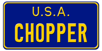 MOTORCYCLE LICENSE PLATE MC000UY -  AND STATE/COUNTRY