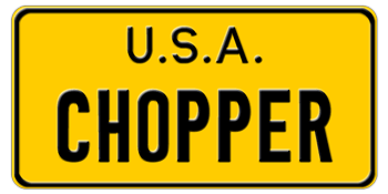 MOTORCYCLE LICENSE PLATE MC000YK -  AND STATE/COUNTRY