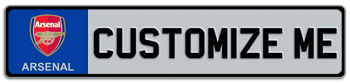 ARSENAL INTERNATIONAL SOCCER EUROPEAN PLATE