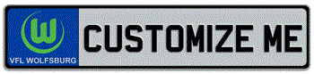 VFL WOLFSBURG INTERNATIONAL SOCCER EUROPEAN PLATE