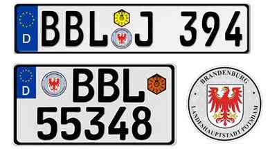 Brandenburg License Plates