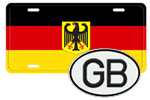 Flag Plates / Oval ID