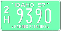 1957 Idaho USA Fonts