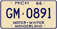 1966 Michigan USA Fonts