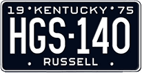 1975 Kentucky USA Fonts