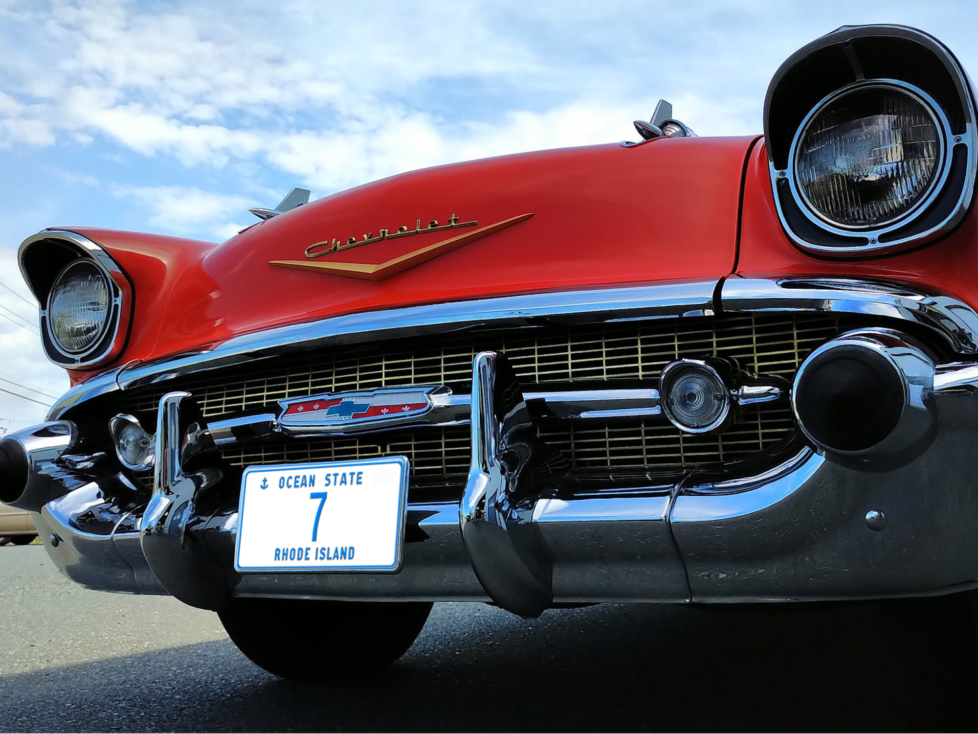 Rhode Island Plate 7 On Car