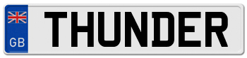 www.licenseplates.tv British license plate with correct number font lptv-gb