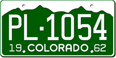 Samples of License Plates with Painted Finish