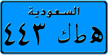 Samples of License Plates With Reflective Finishes Image